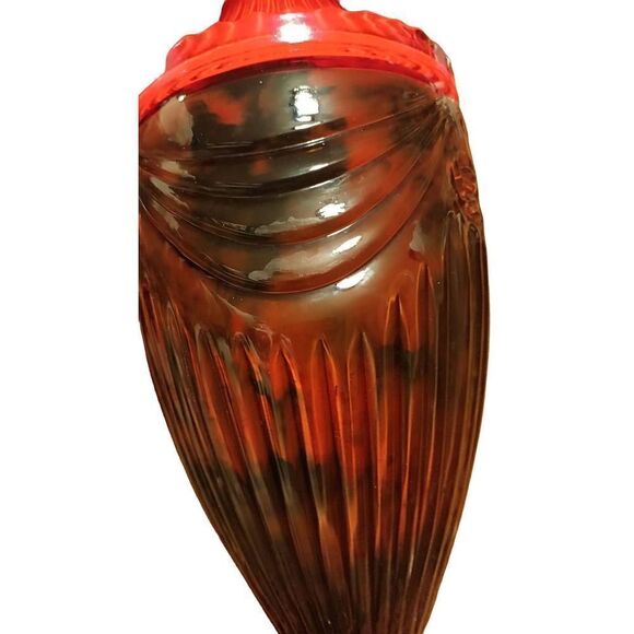 Vintage glass earn style lamp - Picture 7 of 11